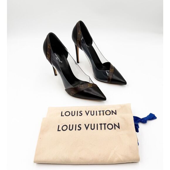 Louis Vuitton Shoes - Louis Vuitton LV Monogram Call Back Heels Pumps EU 39.5 US 9.5